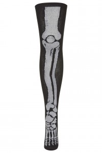 Glitter skeleton tights - halloween accessories lovesales