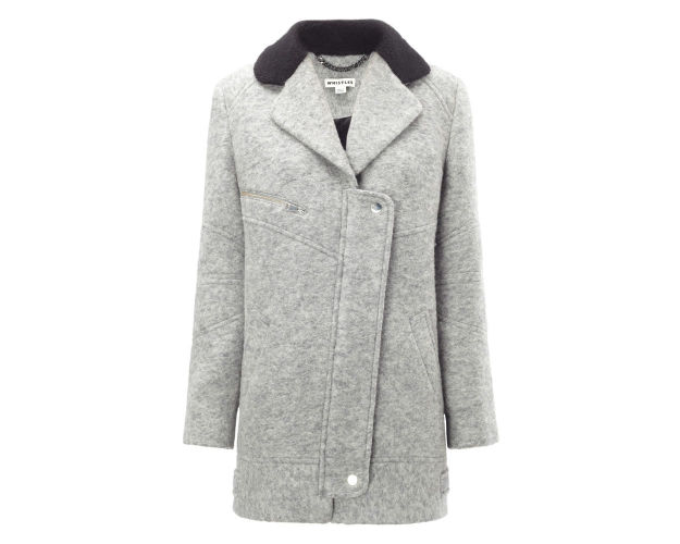 grey coat - womens coat sales - winter coat - lovesales 