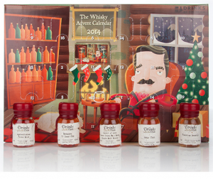 whisley advent calendar, fortnum and mason, advent calendar, alcohol advent calendar, lovesales