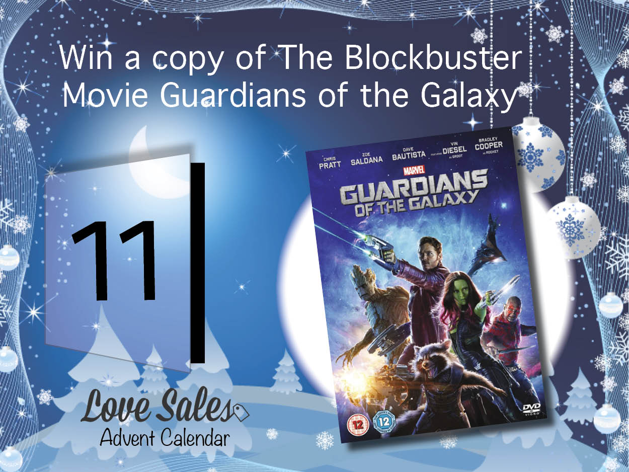 guardians of the galaxy, guardians of the galaxy dvd, adventgiveaway, advent competition, lovesales, dvd sales, cheap dvds, new dvds